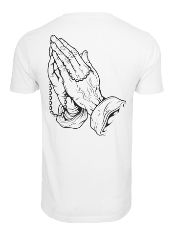 Mister Tee Mister Tee Herren Pray Hands Tee in white