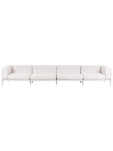 Beliani Gartensofa FERRETTI in Beige - (W) 363 x (H) 68 x (L) 73 cm
