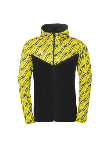 uhlsport  Trainingsjacke Progressive 28 Multi Hood in schwarz/limonengelb