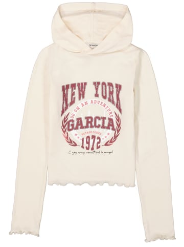 Garcia Kapuzenshirt langarm in soft vanilla