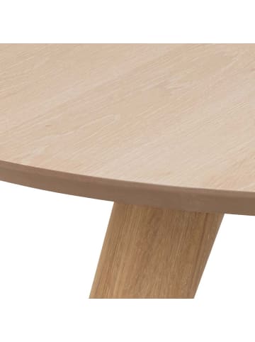 ebuy24 Esstisch Townsville Eichenfurnier 100 x 100 cm