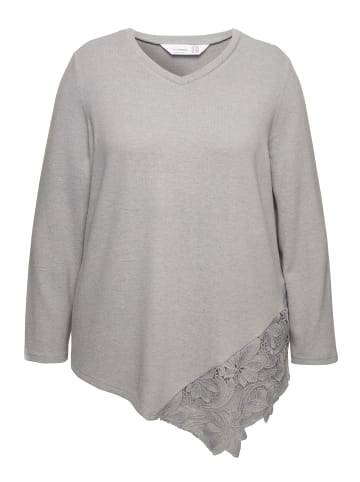MIAMODA Pullover in grau melange