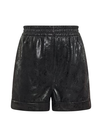 faina Damen Shorts in Schlange Schwarz