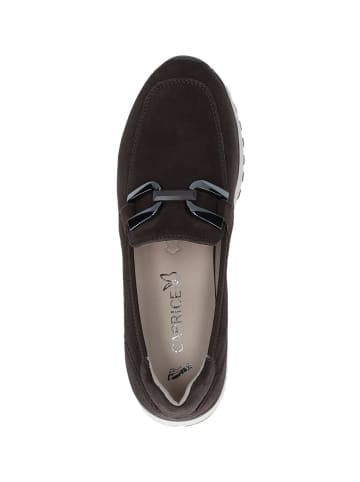 Caprice Slipper in DK BROWN SUEDE