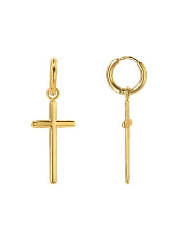 Steel_Art Creolen Damen Magda goldfarben in goldfarben