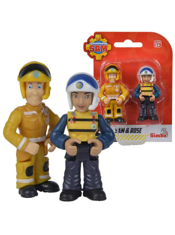 Feuerwehrmann Sam  Feuerwehrmann & Rose | Spiel-Figuren Set | Simba Toys