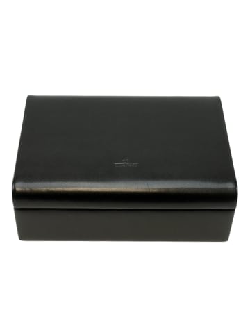 Windrose Merino Schmuckkasten 30.5 cm in schwarz