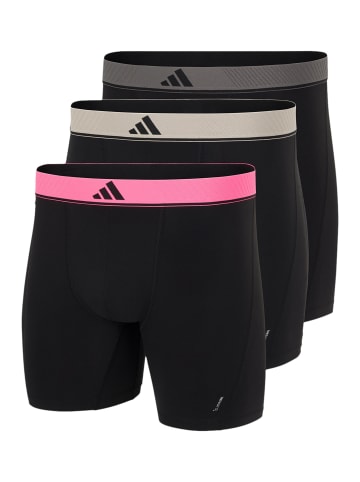 Adidas Sportswear Long Short / Pant Active Micro Flex Eco in Schwarz / pink / grau