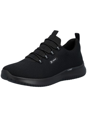 rieker Sportlicher Slipper in schwarz