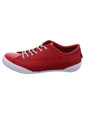 Esgano Damenschnürrschuhe halb sportlicher Boden Da.-Sporty in  Rot