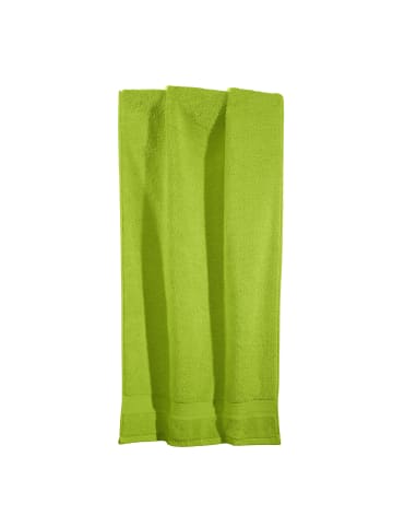 Erwin Müller Jacquard Duschtuch-Set 2er-Pack Paisley in grün/grau