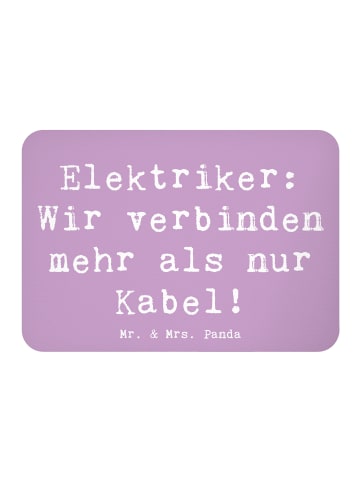 Mr. & Mrs. Panda Kühlschrankmagnet Spruch Elektriker Verbindunge... in Lavendeltraum