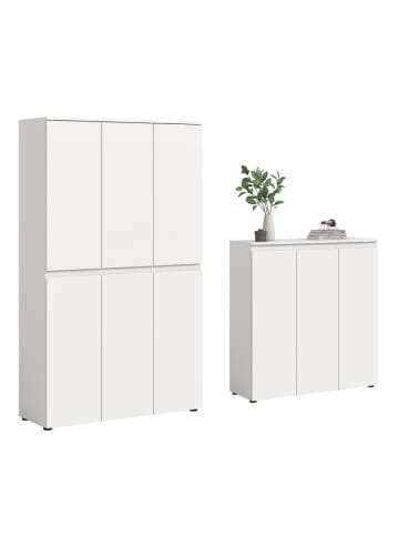 ebuy24 Schlafzimmer-Set Scarpa (2-teilig) Weiß 235 x 37 cm