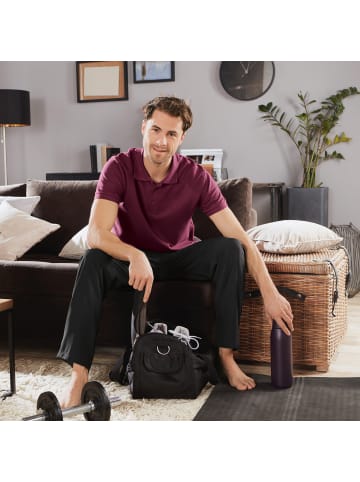 Erwin Müller Microfaser Freizeithose, lang in schwarz