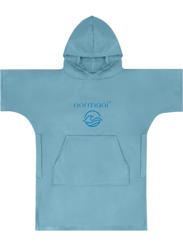 normani Kinder Mikrofaser Badeponcho Luquillo in Blau