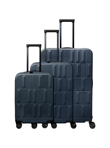 travelite Panello 4 Rollen Kofferset 3-teilig night sky