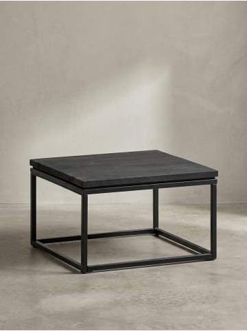 KADIMA DESIGN Couchtisch 60x60x35 cm Mango Massivholz / Metall Sofatisch