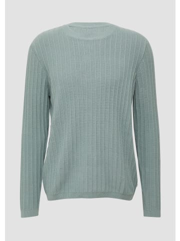 QS Strickpullover in 7217_salbeigrün