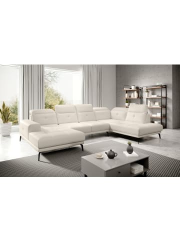 MF Design Brita Recamiere Rechts in Elfenbein -  (L) 205 x (B) 350 x (H) 107 cm