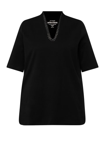 Ulla Popken Shirt in schwarz
