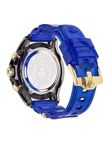 Versace Analoguhr für Herren in blau