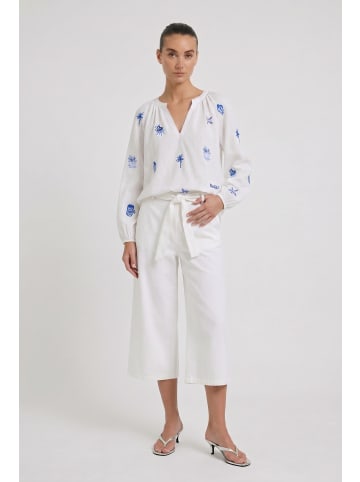 Oui Tunika in white blue