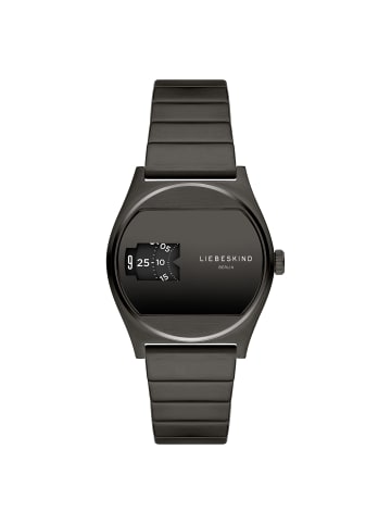 LIEBESKIND BERLIN Armbanduhr Round Vinyl Vision in schwarz