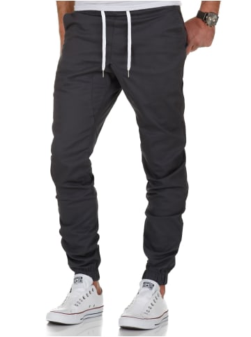 Amaci&Sons Basic Jogger-Chino NEW JERSEY in Anthrazit