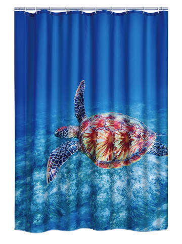 RIDDER Duschvorhang Textil Turtle multicolor 180x200 cm