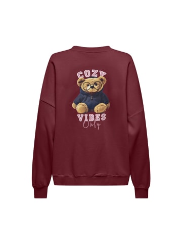 ONLY Sweatshirt in cabernet
