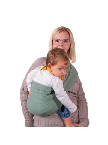 Schmusewolke Speedy Eucalyptus - Hüfttrage aus Musselin