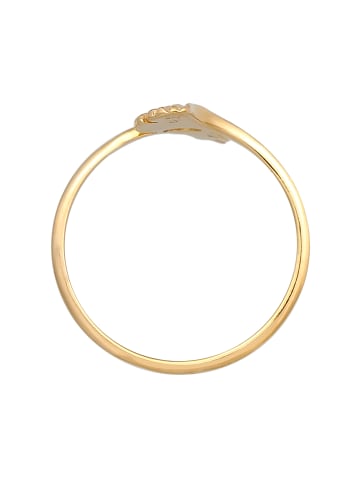 Elli Ring 375 Gelbgold Ginkgo in Gold