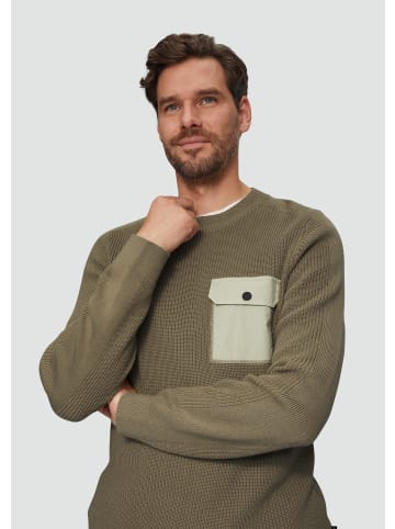 s.Oliver Strickpullover langarm in Olive