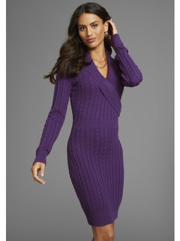 Laura Scott Strickkleid in lila