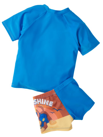 Paw Patrol Paw Patrol Schwimmset UV-Schutz 50+ Badeanzug Set Oberteil und Hose Zweiteiler in blau