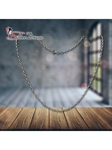 SilberDream 925 Sterling Silber Damen SilberDream Halsketten oval  ca. 48cm