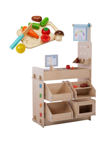 Haba Kaufladen Creative Play Studio 4 in 1 Set in Gemüse