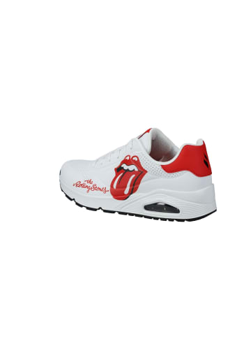 Skechers Sneaker UNO - ROLLING STONES SINGLE! in white/red