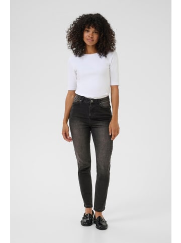 Kaffe Jeans KAwillow Slim fit in Dark grey wash