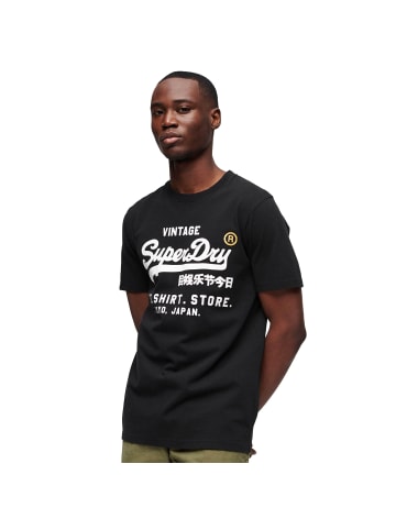 Superdry T-Shirt in Schwarz