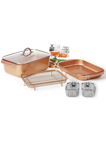 Livington Bräter Copperline WonderCooker Deluxe in Rot