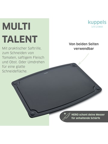 Kuppels Schneidebrett NERO in schwarz