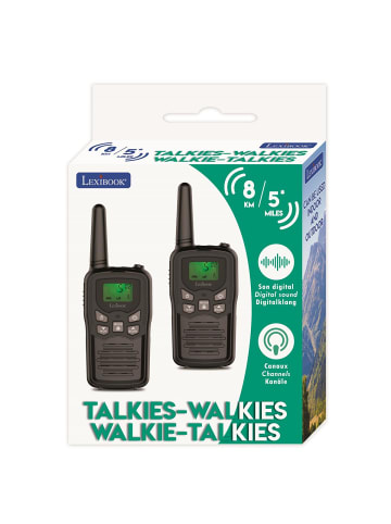 LEXIBOOK® Digitale Walkie-Talkies Reichweite 8 km, 8 Kanäle