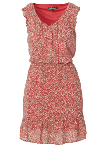 KOROSHI KURZÄRMELKLEID in rot