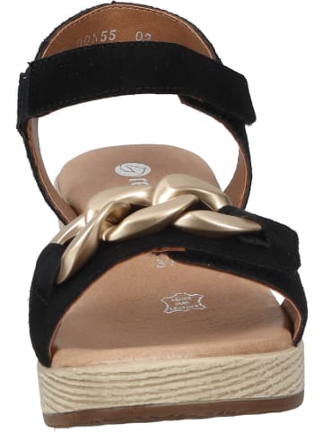 remonte Klassische Sandaletten in schwarz/schwarz