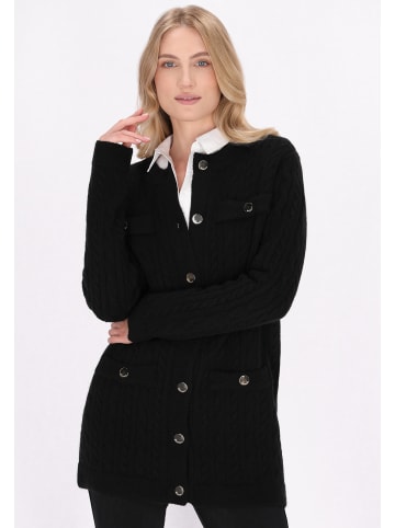 DreiMaster Klassik Cardigan in Schwarz
