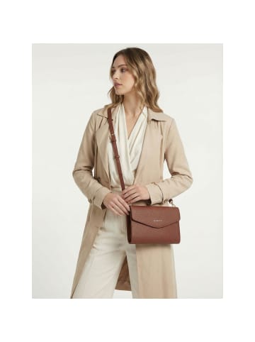 Lazarotti Bologna Leather Clutch Umhängetasche Leder 23 cm in brown