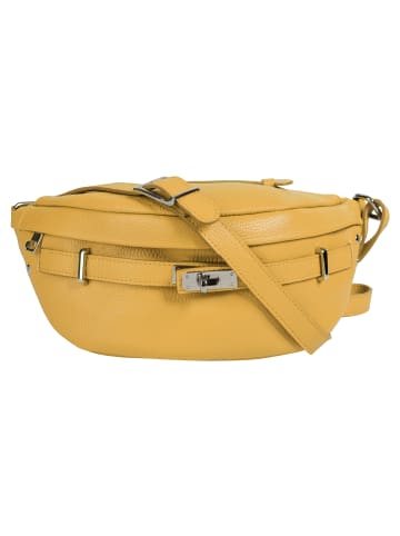 Samantha Look Gürteltasche echt Leder in gelb