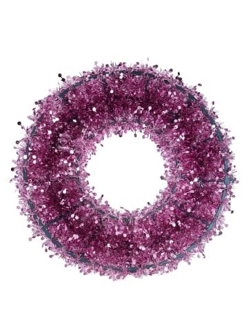 Butlers Kranz PINK TINSEL Lametta in Pink