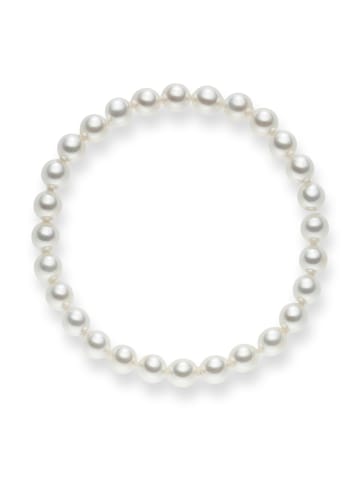 Lulu & Jane Perlen-Armband Muschelkernperle in weiß